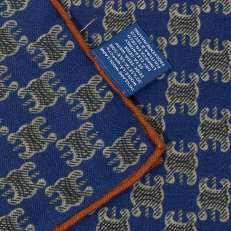 Syal Cetak Monogram Dua Sisi H - Monogrammed Handkerchief ulasan dan harga