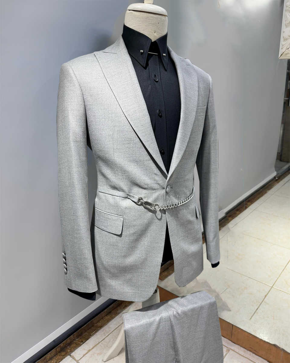 Setelan Pria Kasual 3 Potong J - Men'S Formal Wear Belt ulasan dan harga