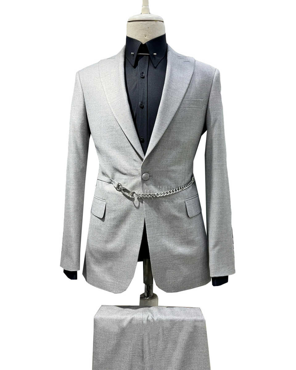 Setelan Pria Kasual 3 Potong J - Men'S Formal Wear Belt ulasan dan harga