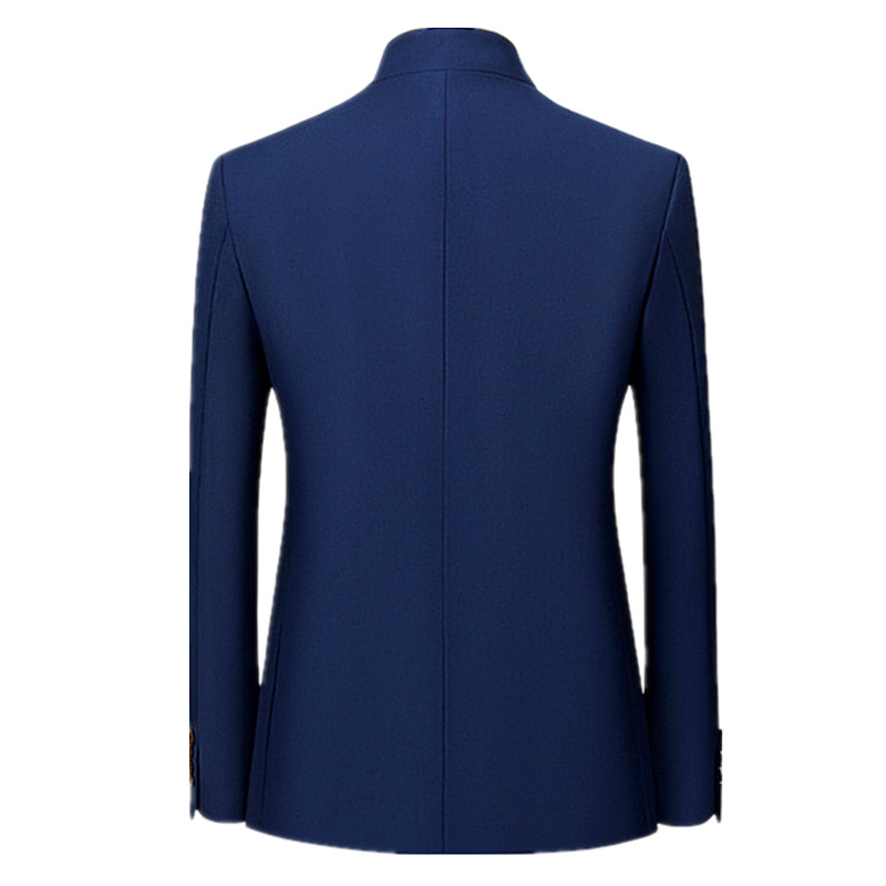 Jas Pria Gaya Cina Lengan Panj - Formal Wear For Men Black Suit ulasan dan harga
