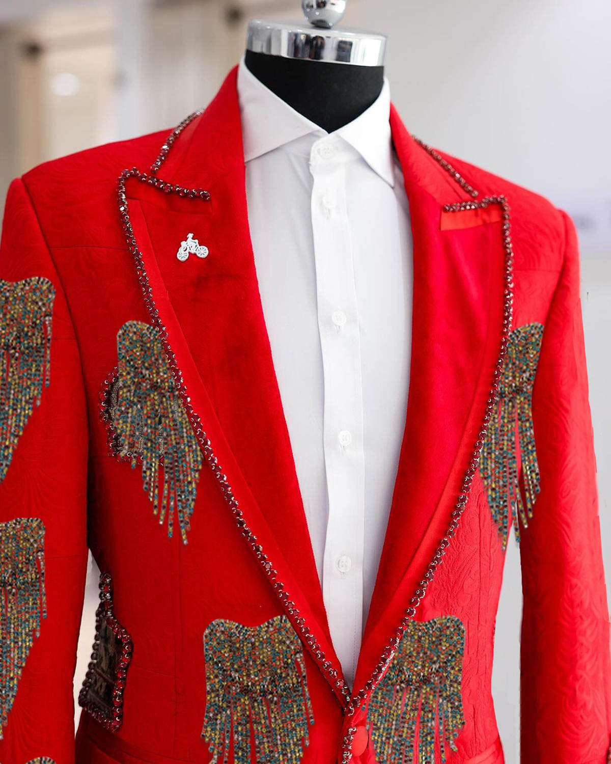 Setelan Pria Pernikahan Modis  - Formal Wear For Men Black Suit ulasan dan harga