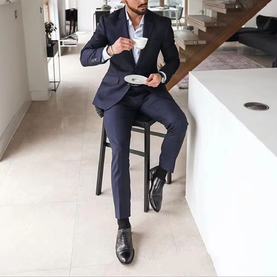 Jas Tuxedo Pria 2-Potong Warna - Latest Men Formal Wear ulasan dan harga