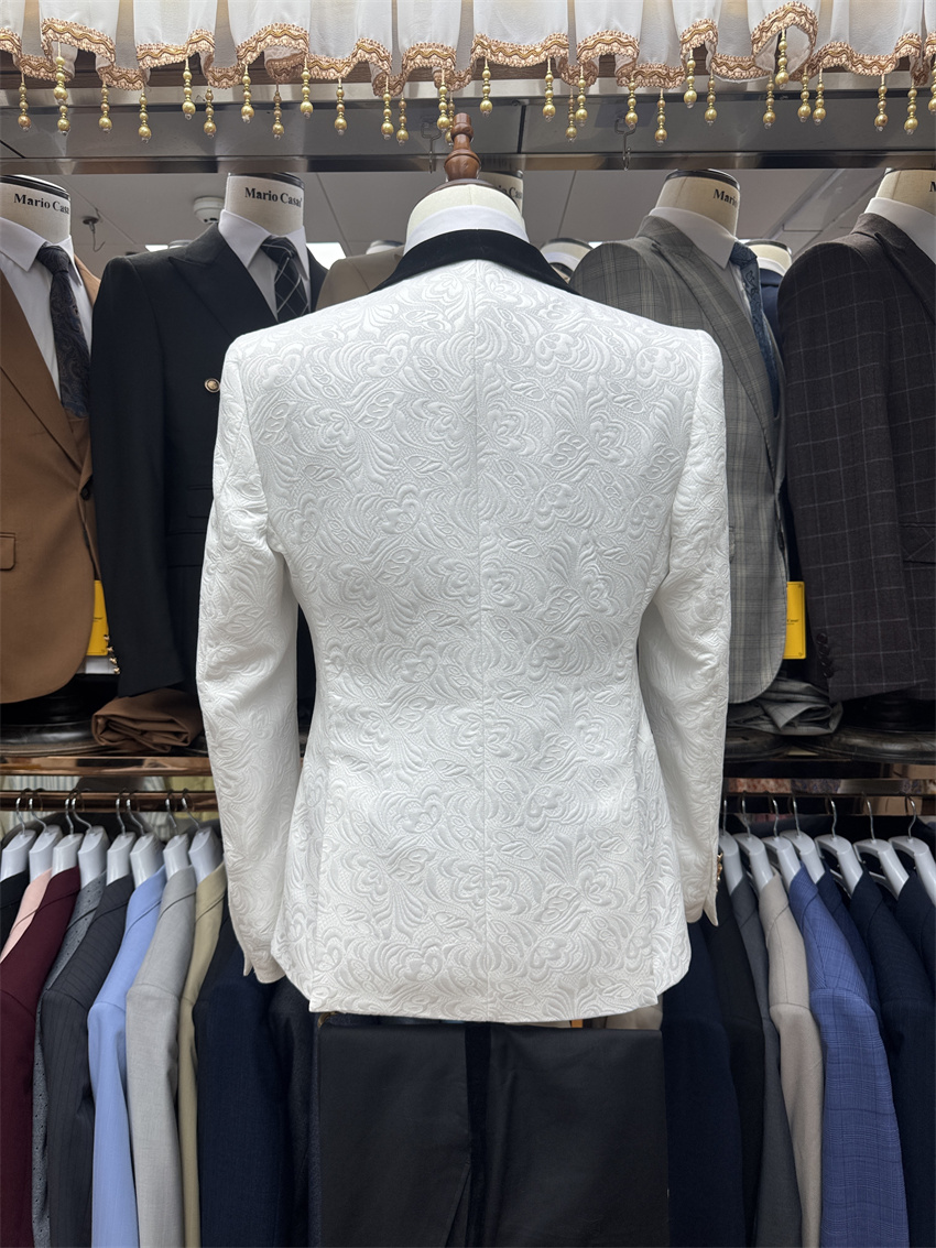 3 Pcs Setelan Jas Pengantin Pr - Formal Wear For Men Black Suit ulasan dan harga