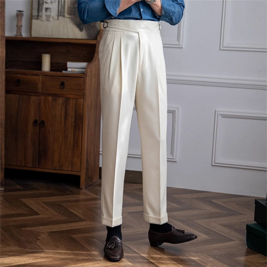 Celana panjang pinggang tinggi - Men'S Formal Wear Belt ulasan dan harga