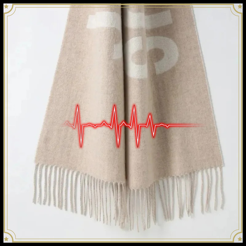 Syal Wol 100% untuk Wanita, Me - Monogrammed Handkerchief ulasan dan harga